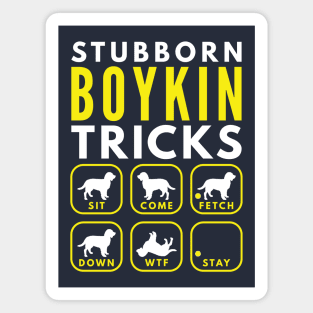 Stubborn Boykin Tricks - Dog Training Magnet